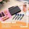 127 Pcs Needle Felting Needles, 4 Sizes Felting Needles, Needle Felting Tools Wool Felting Supplies Kit with 3 Types Wooden Holders, Foam Pad, Needle Felting Starter Kit for DIY Crafts